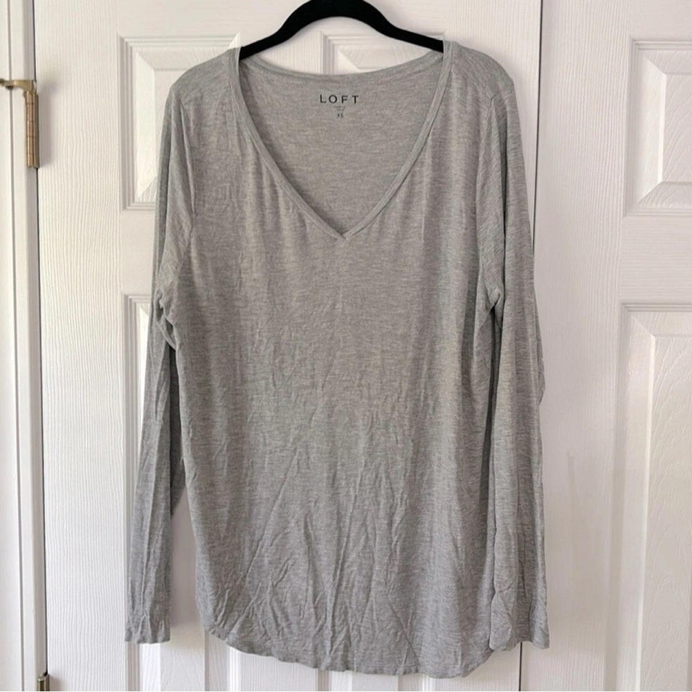 🛍️SALE🛍️ LOFT Lounge Casual Lightweight Long Sleeve top XL